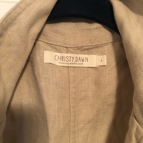 Christy Dawn Pearl linen jumpsuit S - Picture 5 of 7